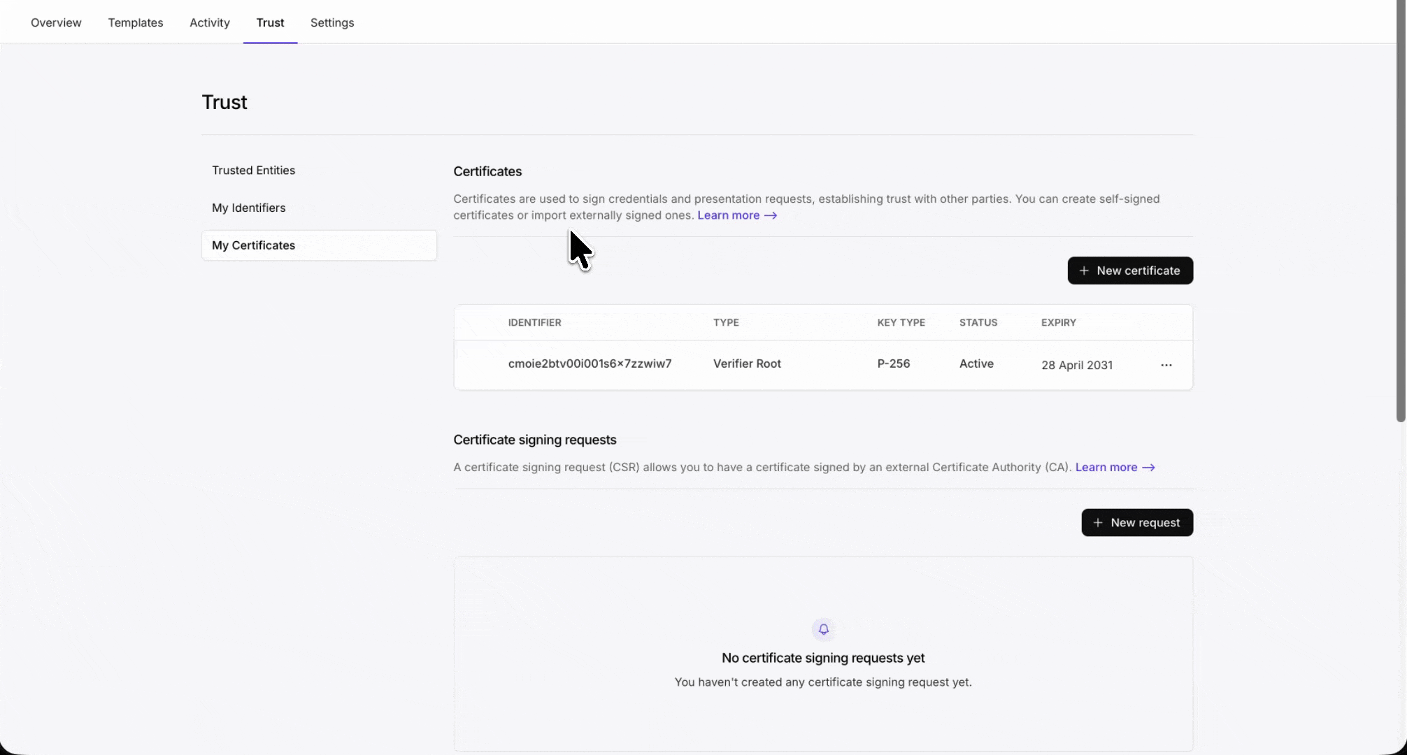Create Issuer Root Certificate