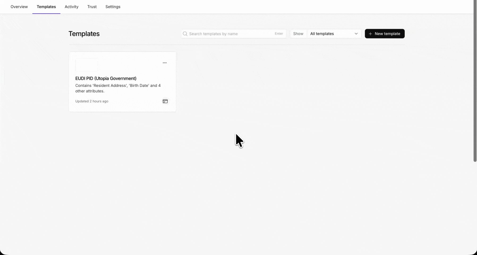 Create Presentation Template